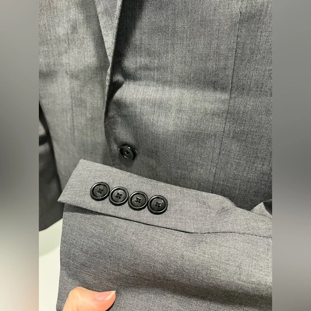 J. Crew Ludlow Slim-fit Suit Jacket Double Vent Loro Piana Wool Charcoal 36R NEW